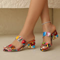 Elegant Double-Strap Orthopedic Sandals Summer Comfort Fit