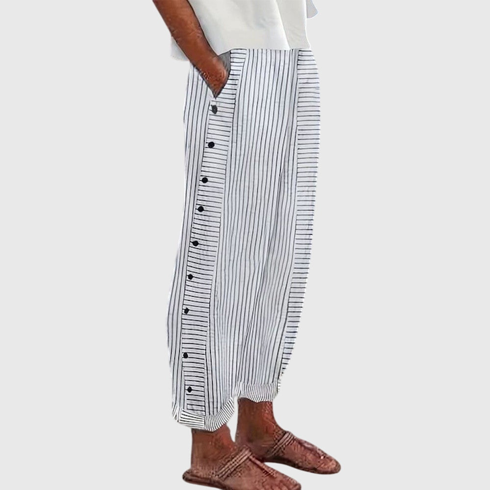 Stylish Women's Wide-Leg Trousers | Lightweight Summer Fit