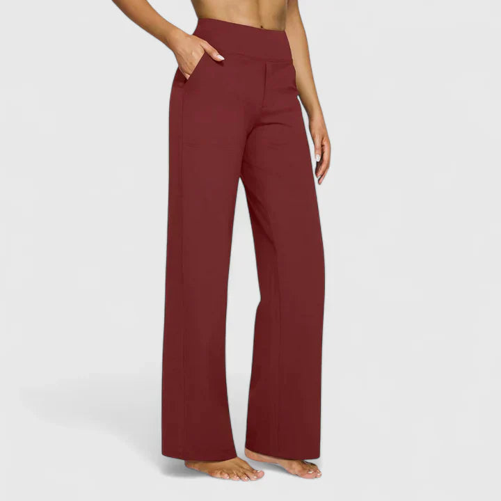Relaxed Wide-Leg Linen Trousers for Summer