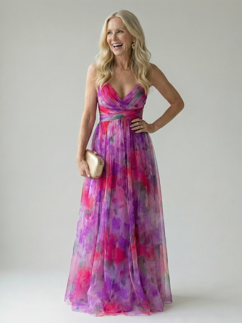 Elegant Soft Wrap Maxi Dress for Spring