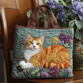 Stylish Handcrafted Cat-Motif Leather Handbag