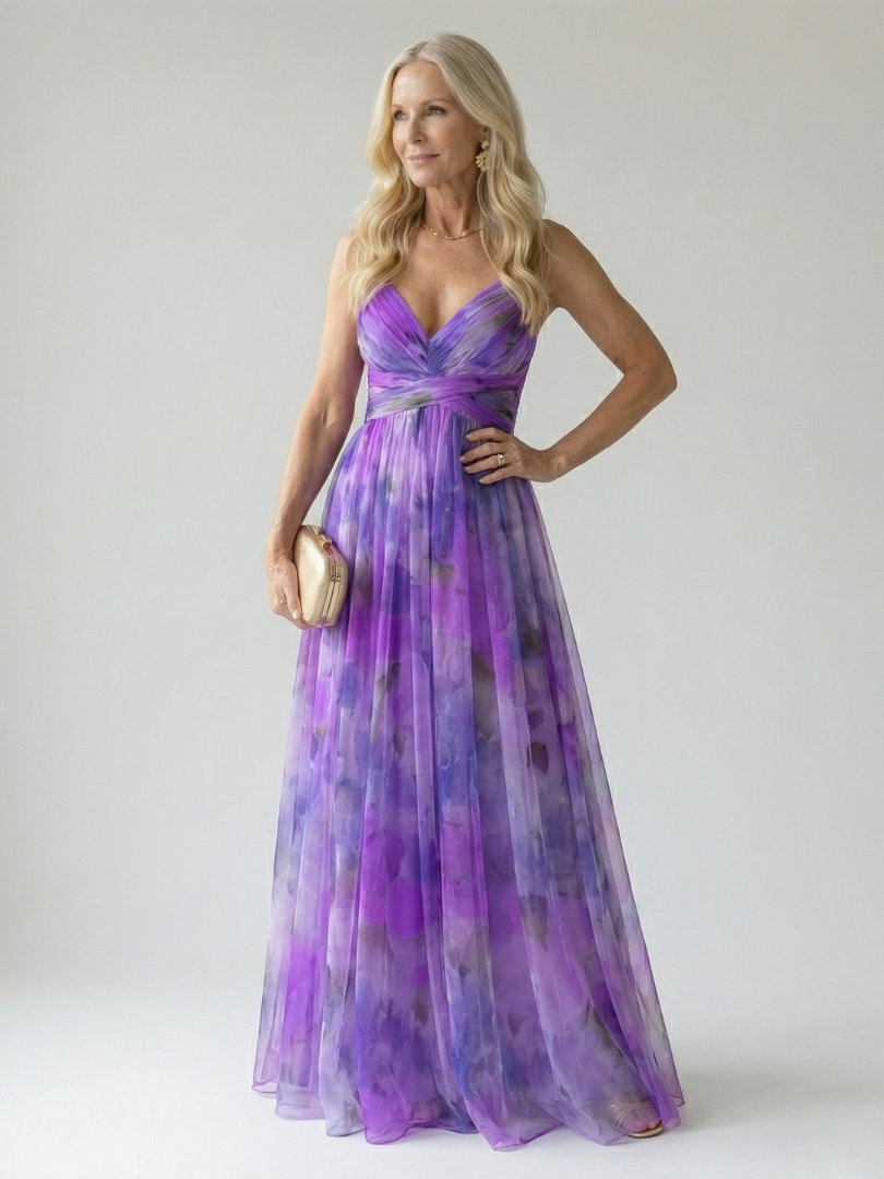 Elegant Soft Wrap Maxi Dress for Spring
