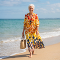Elegant Floral Maxi Dress Summer Lightweight Relaxed Fit