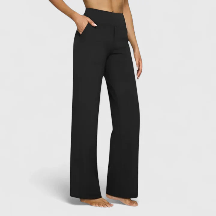 Relaxed Wide-Leg Linen Trousers for Summer