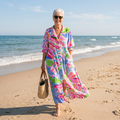 Elegant Floral Maxi Dress Lightweight Summer Fit