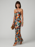 Relaxed Floral Maxi Dress Lightweight Summer Fit