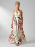 Elegant Floral Maxi Dress Lightweight Summer Fit