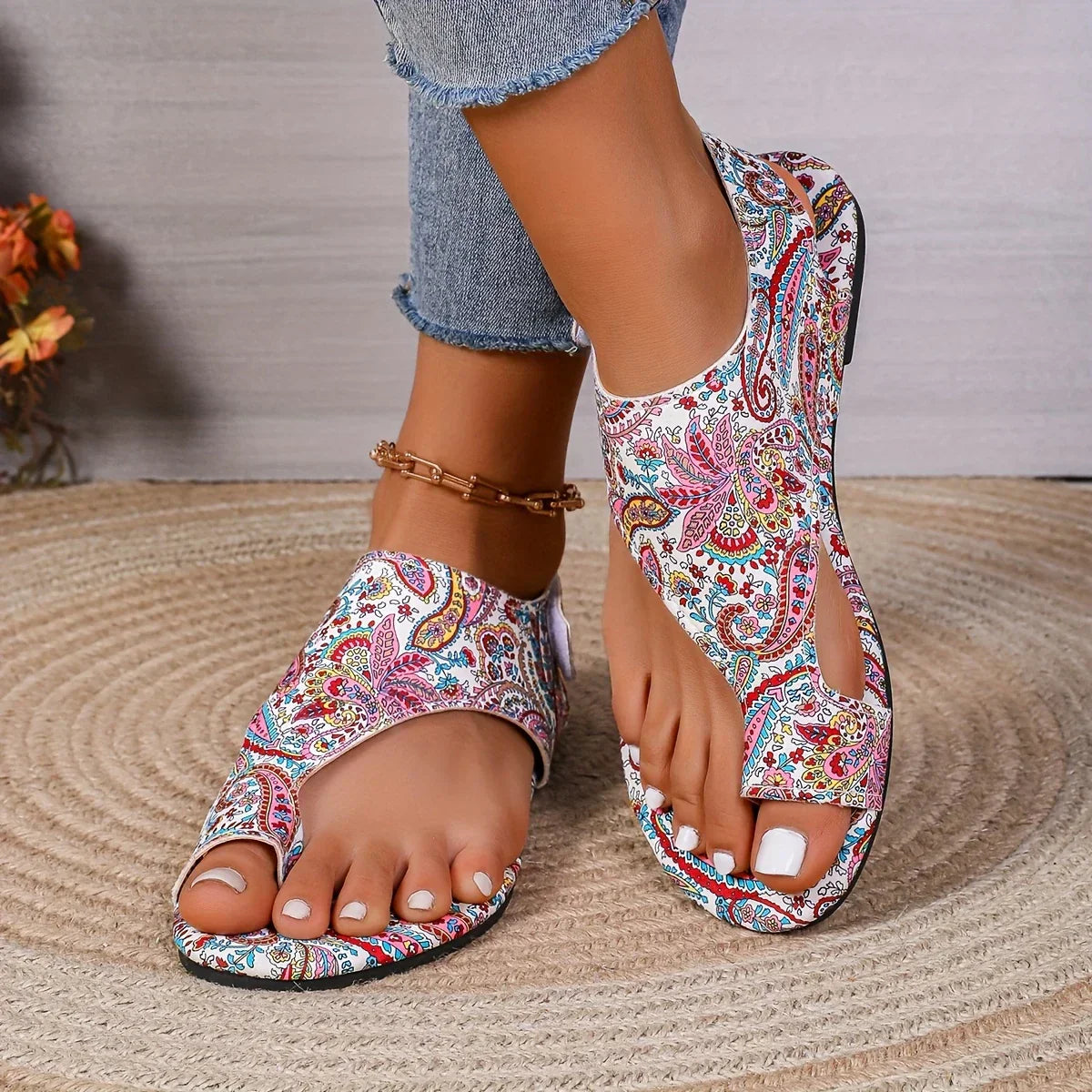 Relaxed Boho Vintage Sandals Lightweight Summer Fit