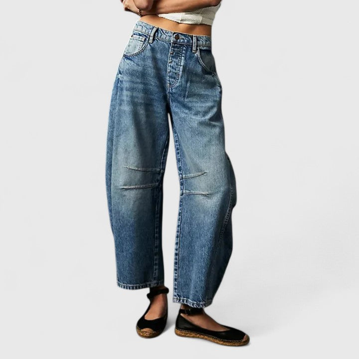 Relaxed Wide-Leg Trousers Lightweight Summer Fit