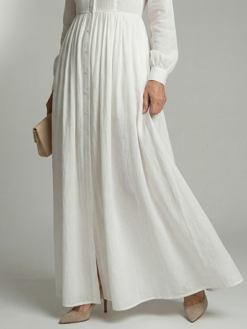 Relaxed Flowing Maxi Dress Lightweight Summer Knit