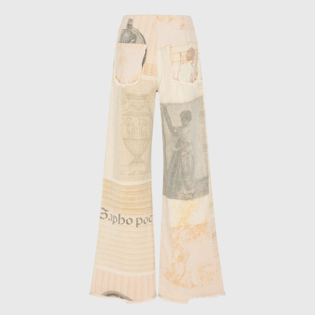 Relaxed Wide-Leg Denim Jeans Summer Fit