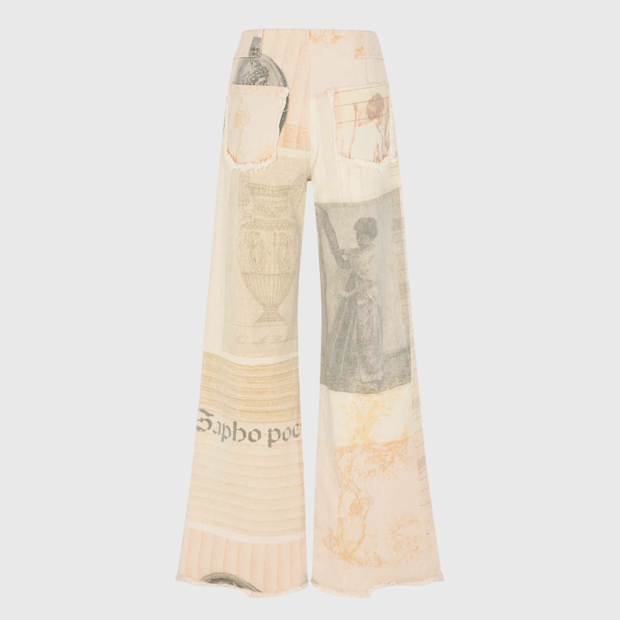 Relaxed Wide-Leg Denim Jeans Summer Fit