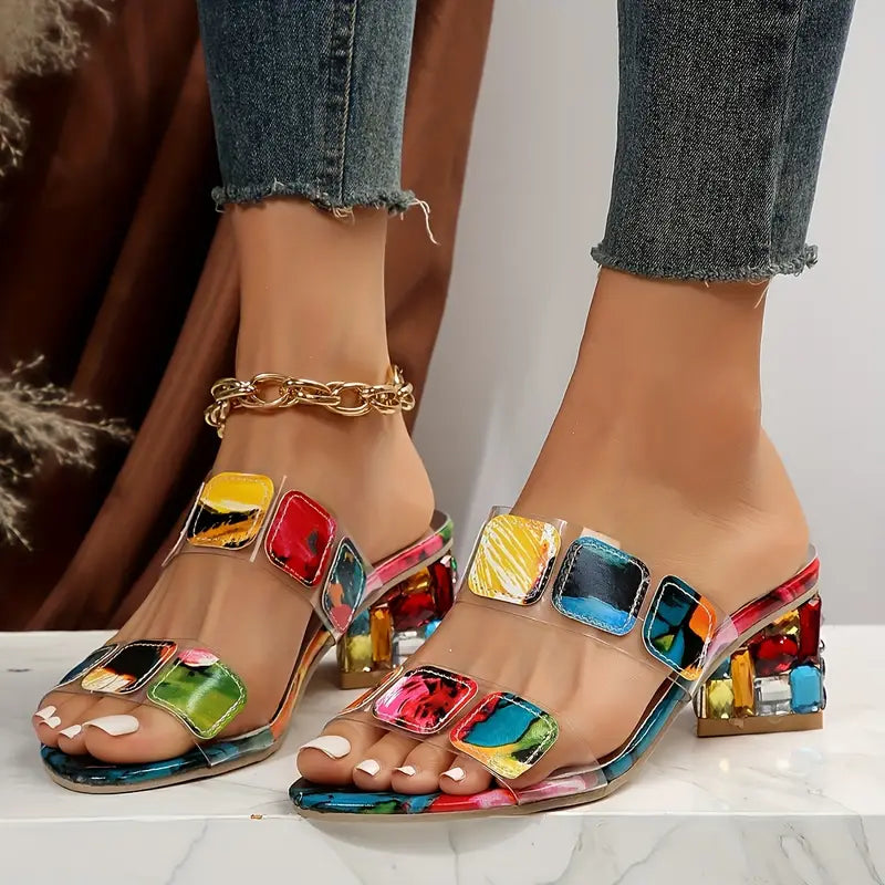 Elegant Double-Strap Orthopedic Sandals Summer Comfort Fit