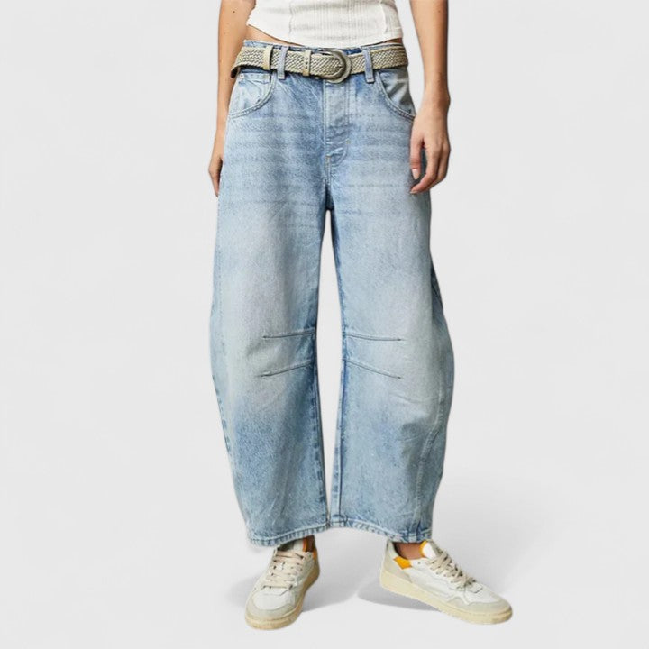 Relaxed Wide-Leg Trousers Lightweight Summer Fit