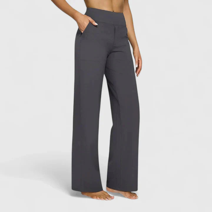 Relaxed Wide-Leg Linen Trousers for Summer