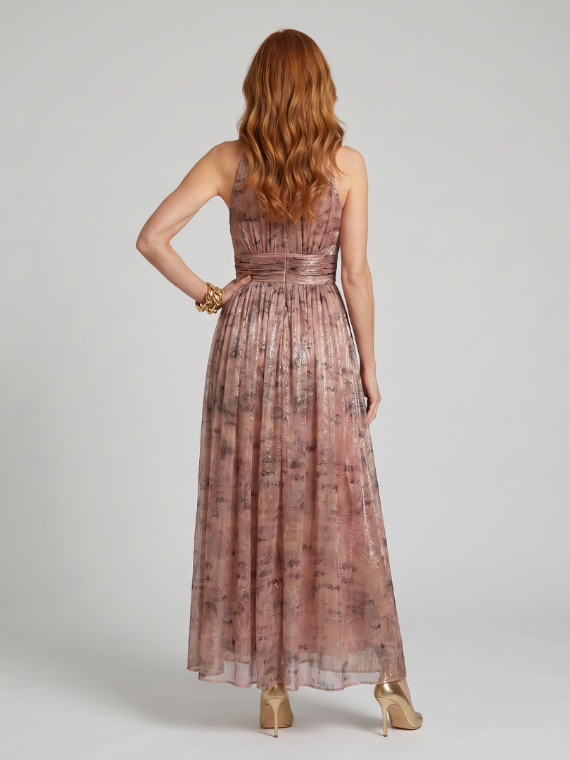 Relaxed Textured Sleeveless Midi Dress Summer