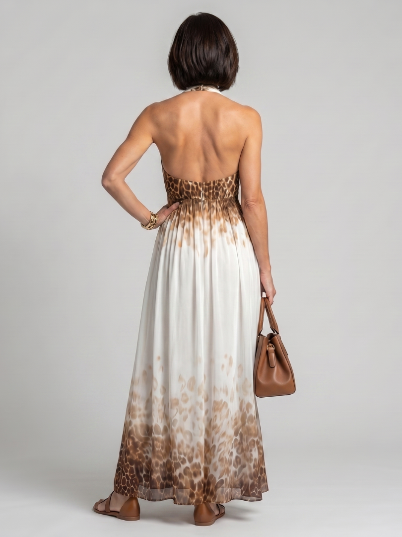 Elegant Pleated Midi Dress Lightweight Summer Fit