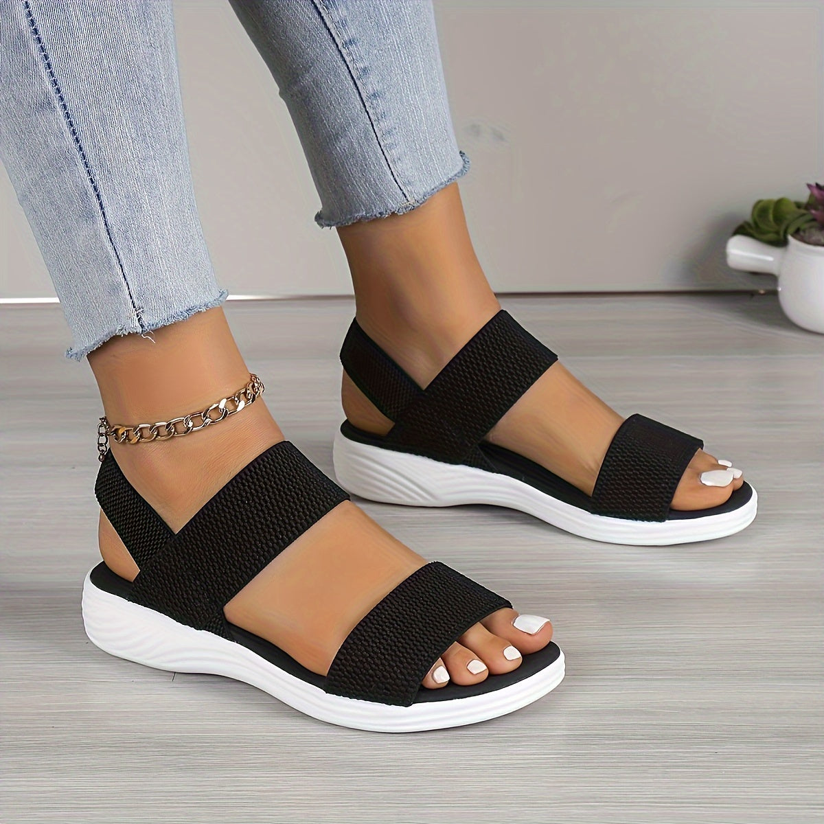 Relaxed Stretch Orthopedic Sandals for Summer Comfort