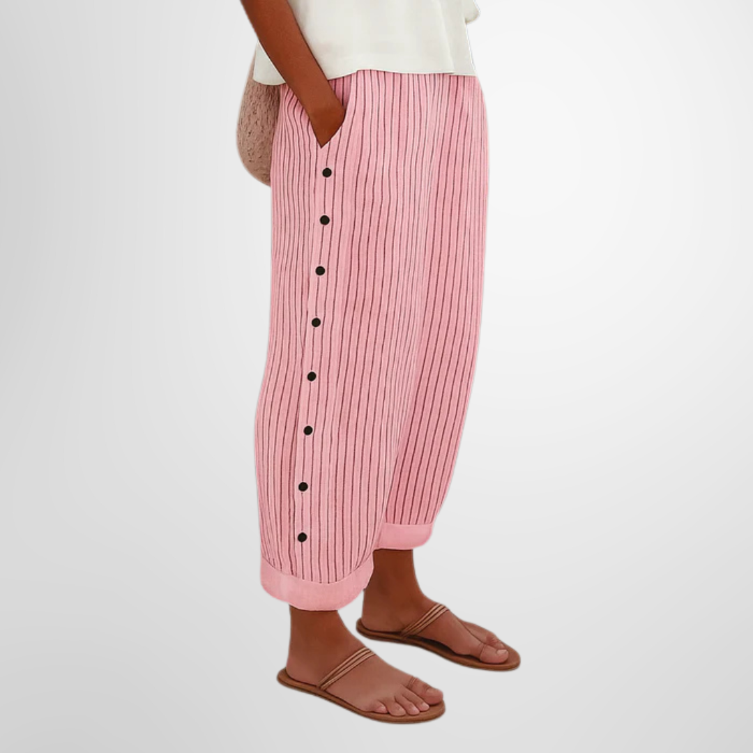 Stylish Women's Wide-Leg Trousers | Lightweight Summer Fit