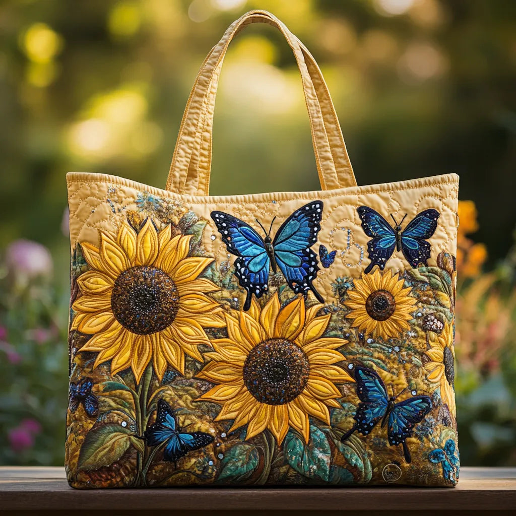 Elegant Handcrafted Floral Butterfly Summer Shoulder Bag