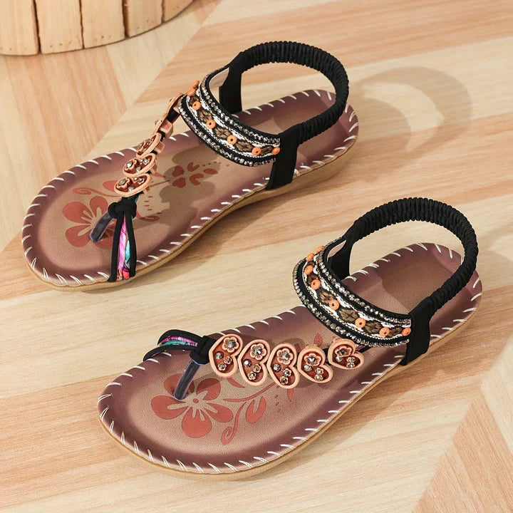 Relaxed Summer Orthopedic Sandals with Cushioned Footbed