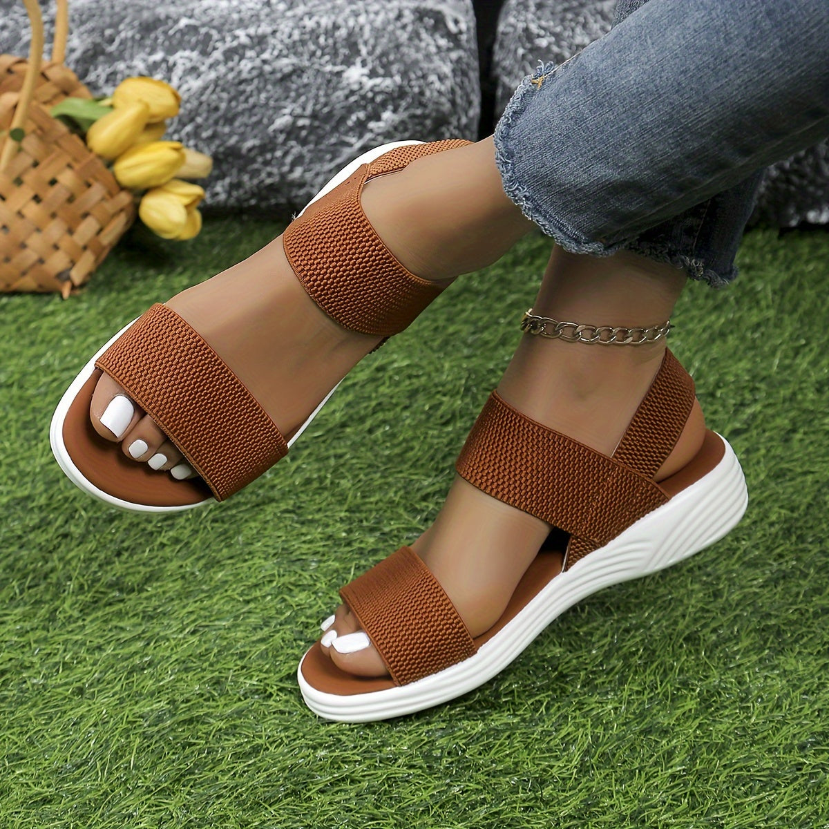 Relaxed Stretch Orthopedic Sandals for Summer Comfort