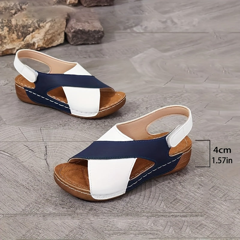 Relaxed Summer Wedge Sandal Lightweight Casual Fit