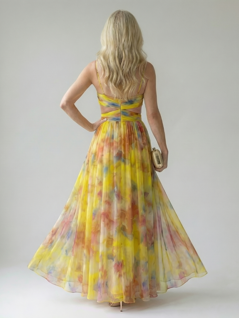 Elegant Soft Wrap Maxi Dress for Spring