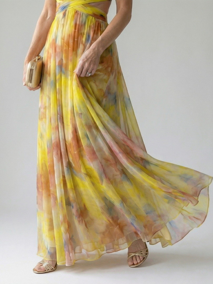 Elegant Soft Wrap Maxi Dress for Spring