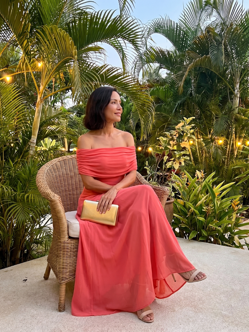 Elegant Draped Midi Dress Sleeveless Summer Fit