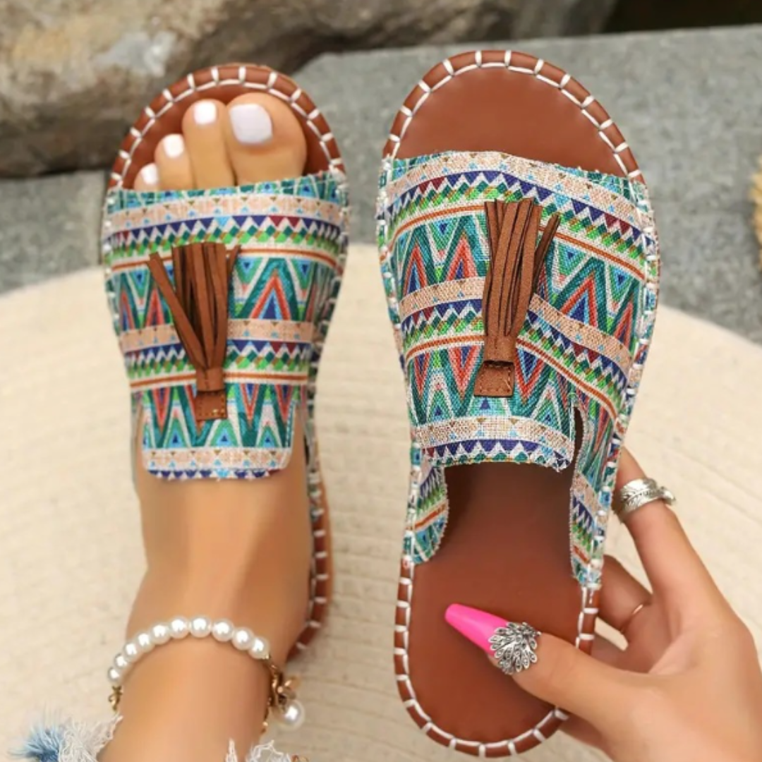 Relaxed Flat Sandals Lightweight Summer Everyday Wear