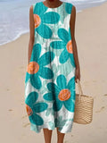 Relaxed Sleeveless Pocket Dress for Warm Weather