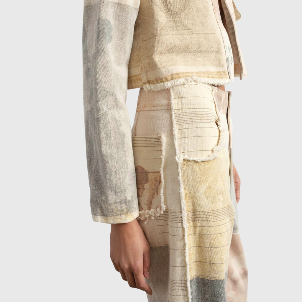 Relaxed Wide-Leg Denim Jeans Summer Fit