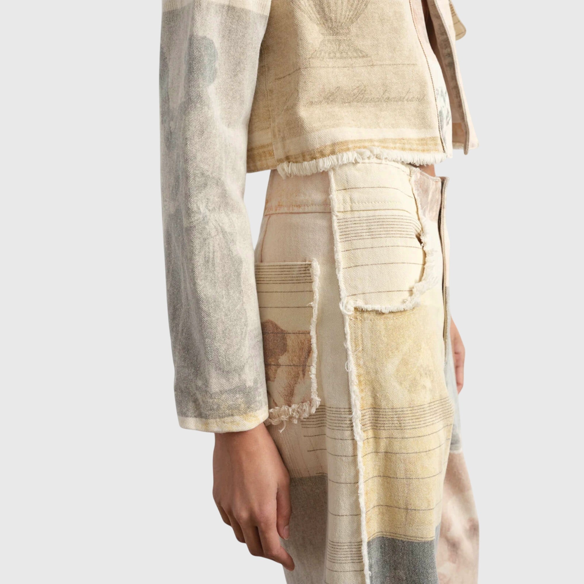 Relaxed Wide-Leg Denim Jeans Summer Fit