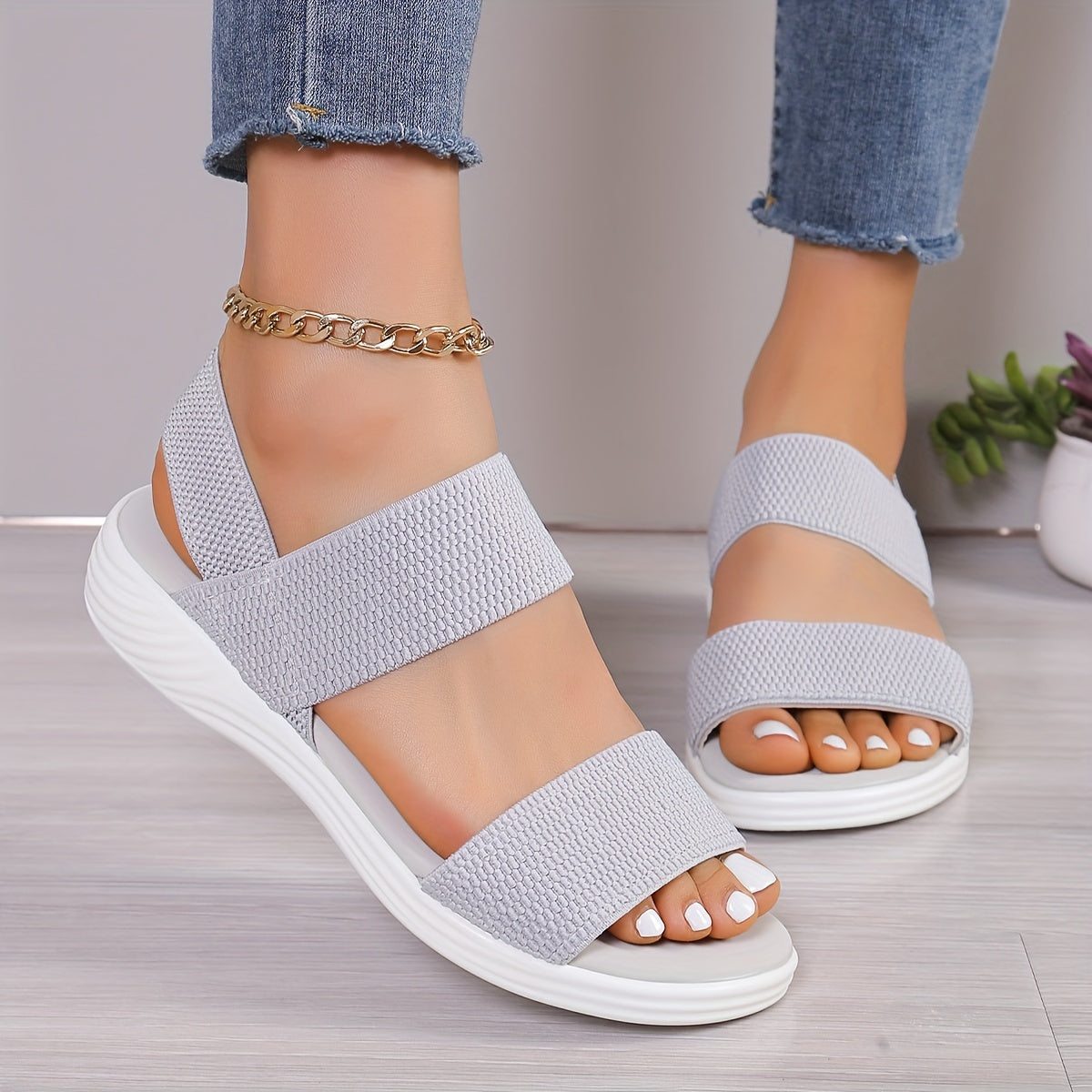 Relaxed Stretch Orthopedic Sandals for Summer Comfort