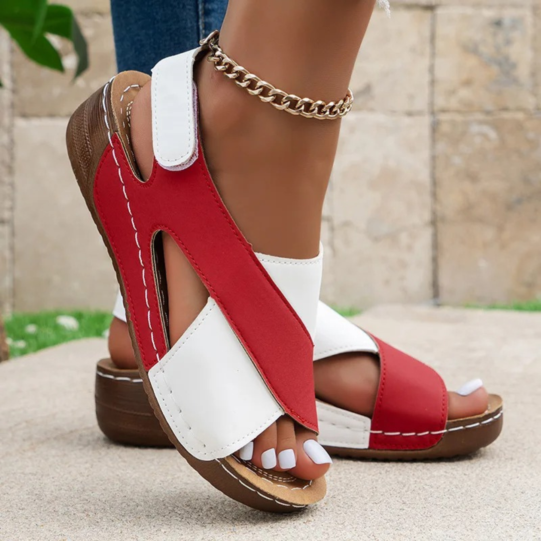 Relaxed Summer Wedge Sandal Lightweight Casual Fit