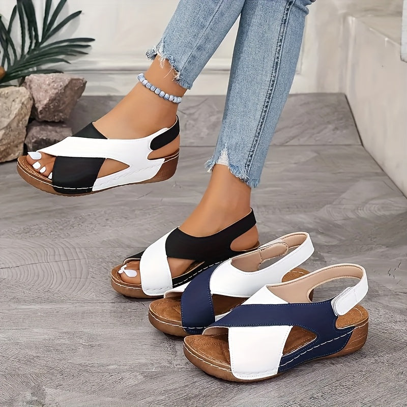Relaxed Summer Wedge Sandal Lightweight Casual Fit