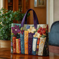 Stylish Lined Book Lover Tote Bag Everyday Carry