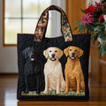 Relaxed Handcrafted Dog Print Tote Bag Summer Canvas