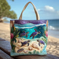 Elegant Handcrafted Summer Shoulder Bag in Woven Leather