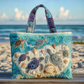 Stylish Handcrafted Turtle Emblem Crossbody Bag