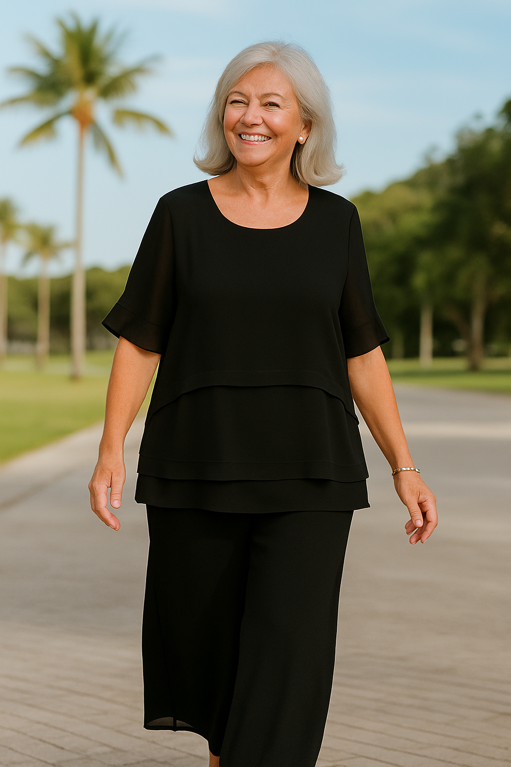 Relaxed Soft Fabric Summer Blouse Loose Fit