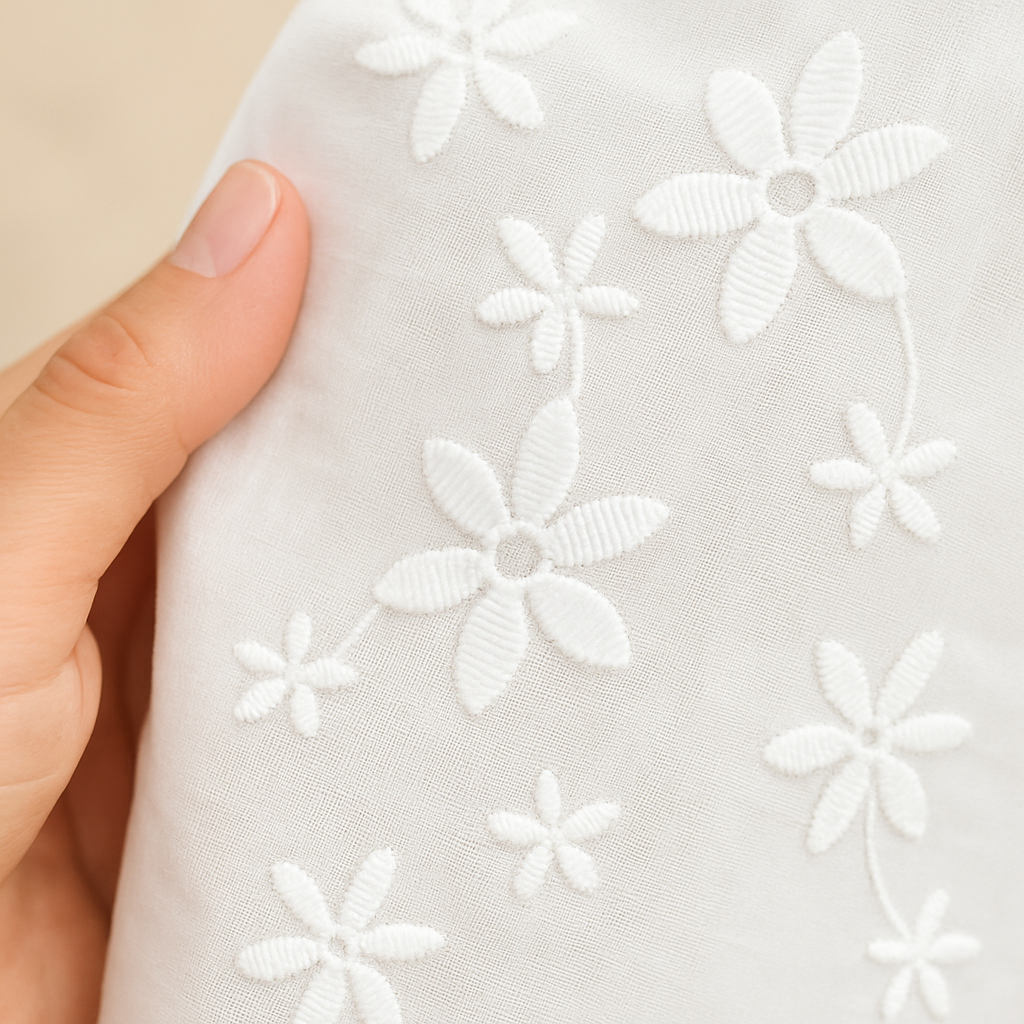 Relaxed Natural Cotton-Linen Summer Blend Top