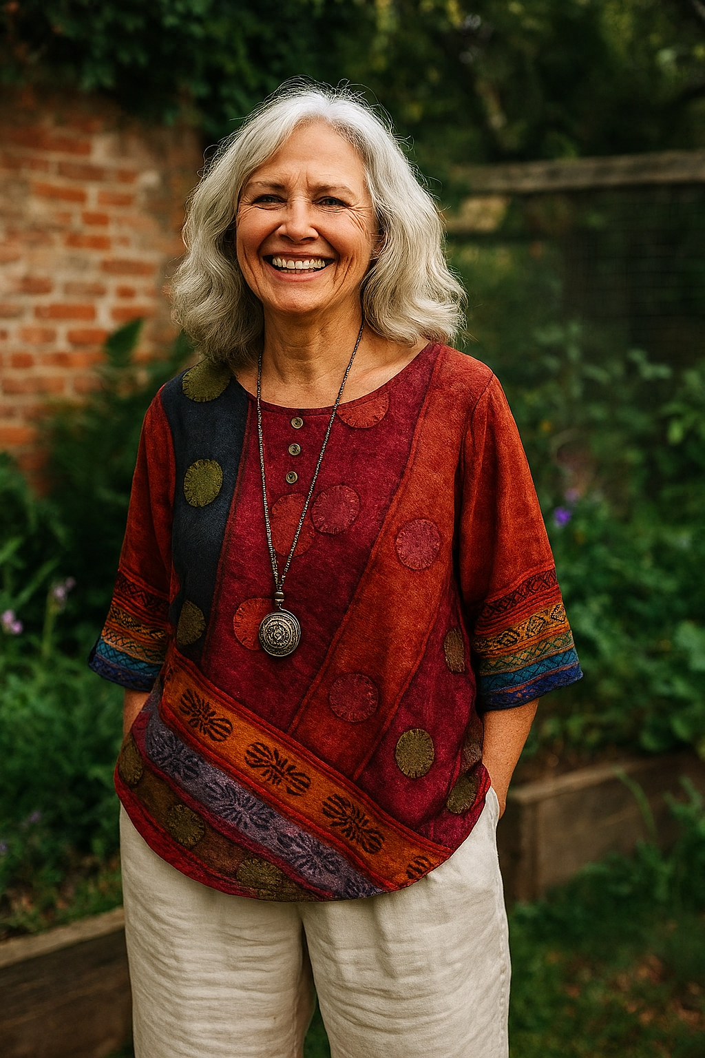Elegant Flowy Artistic Top – Lightweight Summer Fit