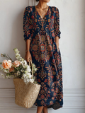 Relaxed Everyday Midi Dress Lightweight Summer Fit