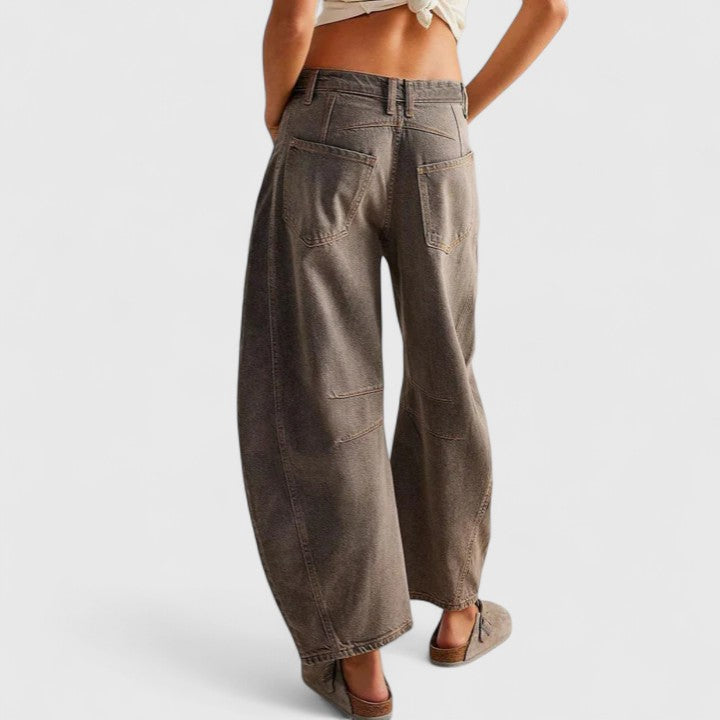 Relaxed Wide-Leg Trousers Lightweight Summer Fit