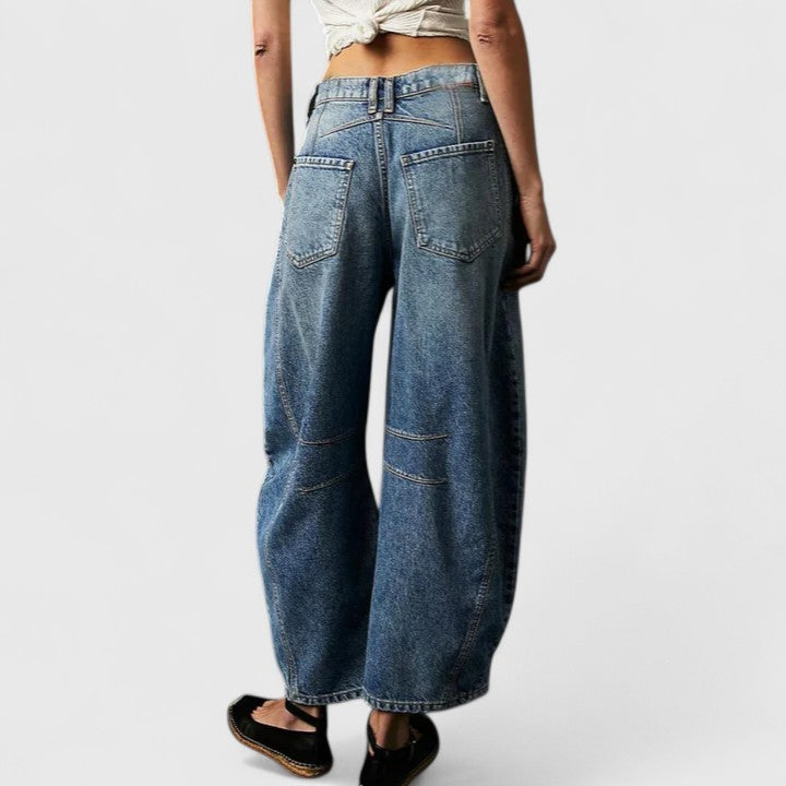 Relaxed Wide-Leg Trousers Lightweight Summer Fit