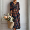 Elegant Linen Summer Dress Relaxed Fit