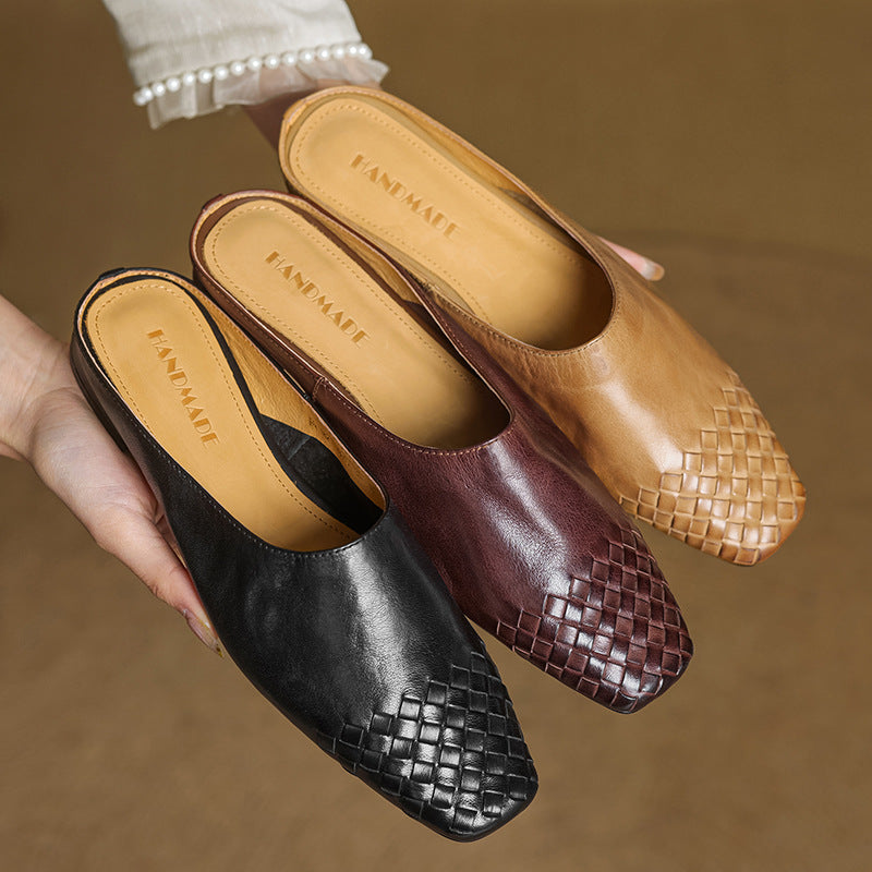 Relaxed Woven Slides for Everyday Summer Comfort