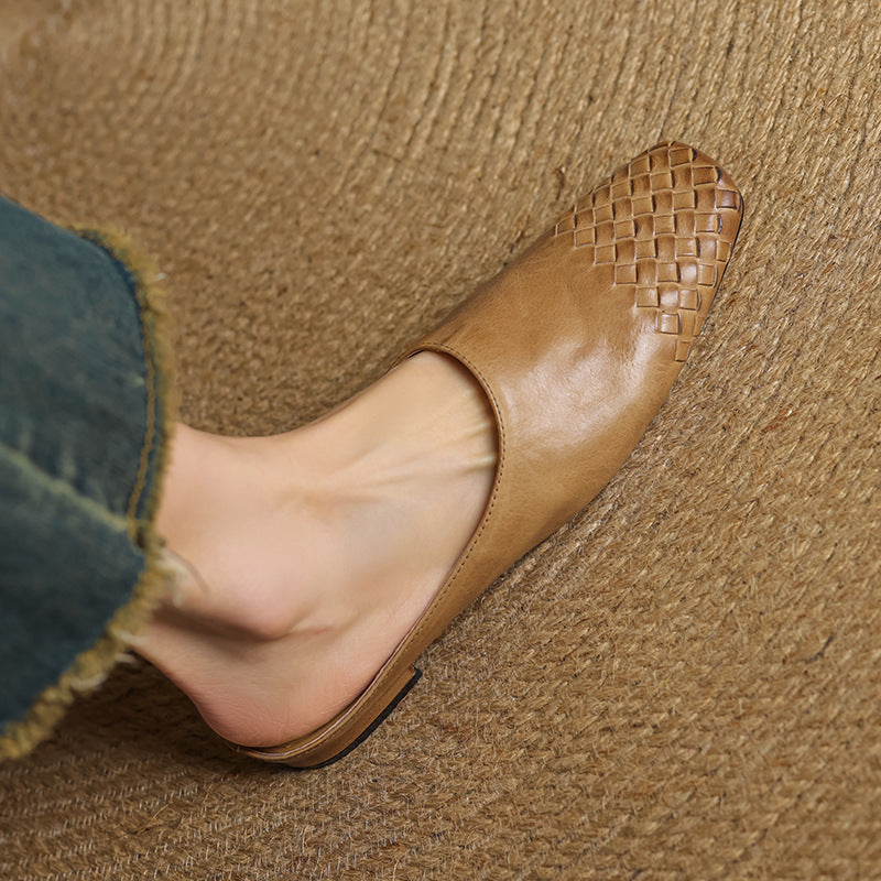 Relaxed Woven Slides for Everyday Summer Comfort